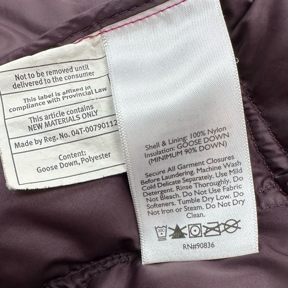EDDIE BAUER First Ascent EB800 Down Filled Full-Zip Puffer Jacket in Magenta - Picture 13 of 16